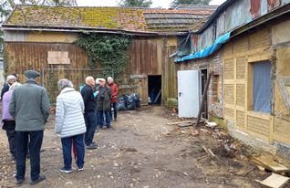 Der Heimat- und Geschichtsverein Roetgen zeigt sich ob des großen Interesses am Fortschritt der Arbeiten zum »Lütgens« zufrieden.