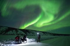 Polarlicht über der Jana.