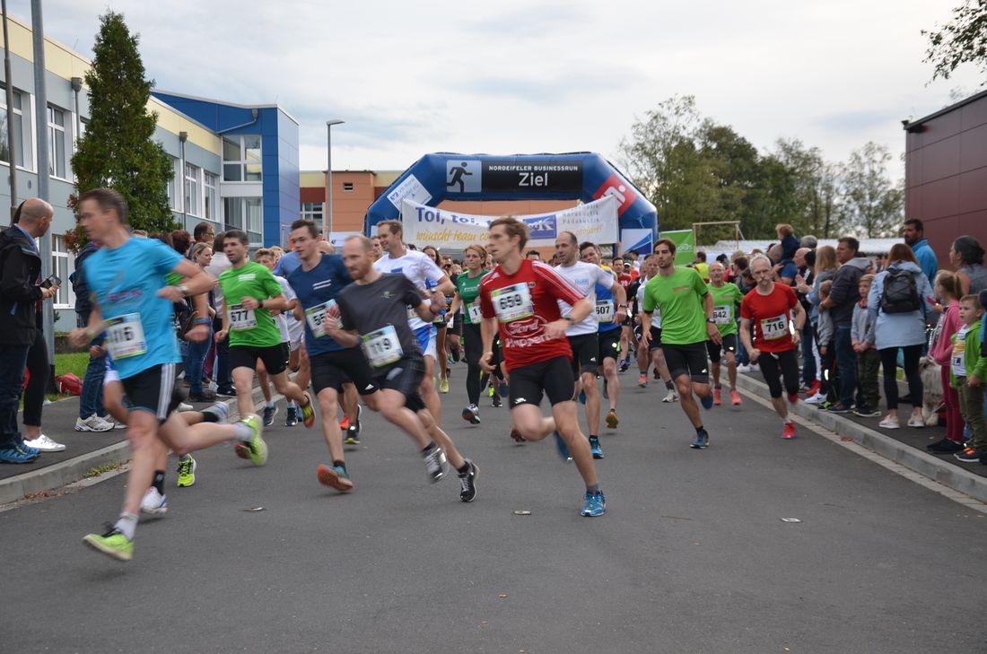 Nicht die Leistung steht im Vordergrund des Nordeifeler Businessrun, sondern der Spaß und die gemeinsame Motivation Sport zu treiben.
