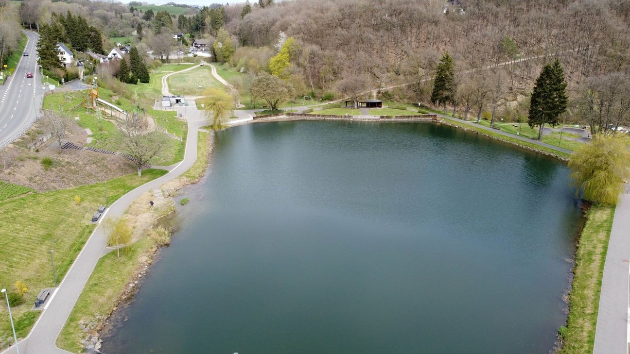 Blick über den Weiherpark in Blankenheim, bei dem nun die Umgestaltung im hinteren Bereich ansteht.