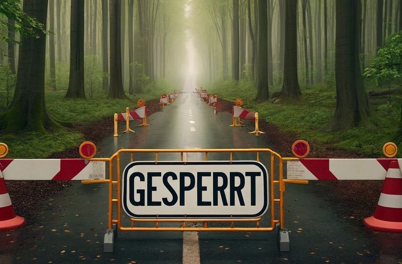 Wegen Baumfällarbeiten muss die K57 voll gesperrt werden.