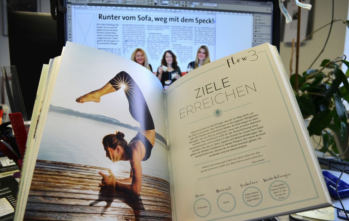 Runter vom Sofa, weg mit dem Speck: ich setze auf Yoga und Fasten