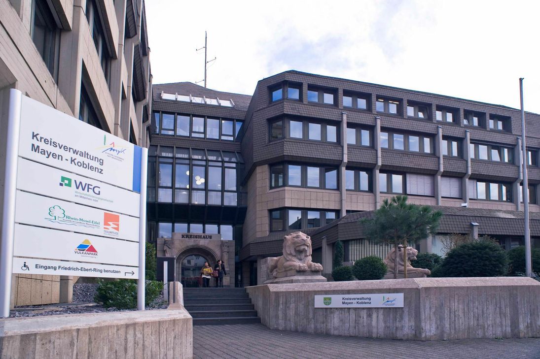 Auch die Kreisverwaltung Mayen-Koblenz sind von Montag, 15. Juni, an wieder zu gewohnten Zeiten für die Bürger geöffnet. Foto: Kreisverwaltung