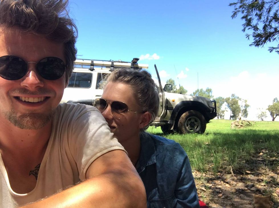 Mit Freund Robbe (Foto 1) lebt und arbeitet Jana zusammen auf einer australischen Nussfarm – Familienanschluss inklusive. Mit dem dreijährige Hugo (Foto 2) wurde jüngst Geburtstag gefeiert. Fotos: privat/Jana Schlägel