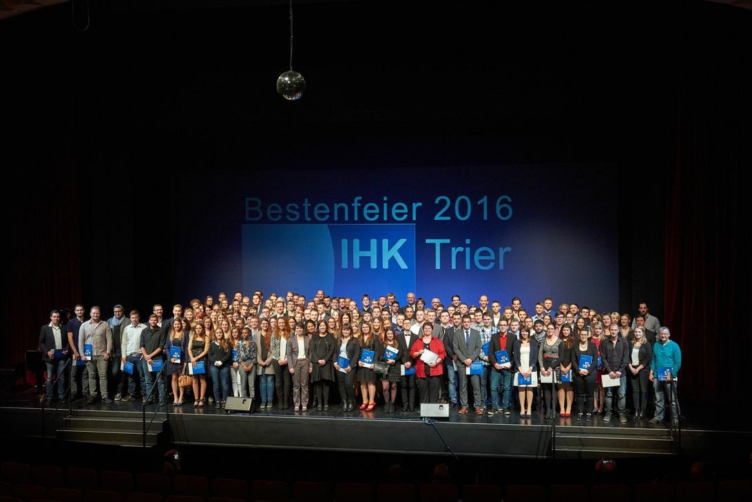 Die Bestenfeier der IHK Trier. Foto: IHK Trier