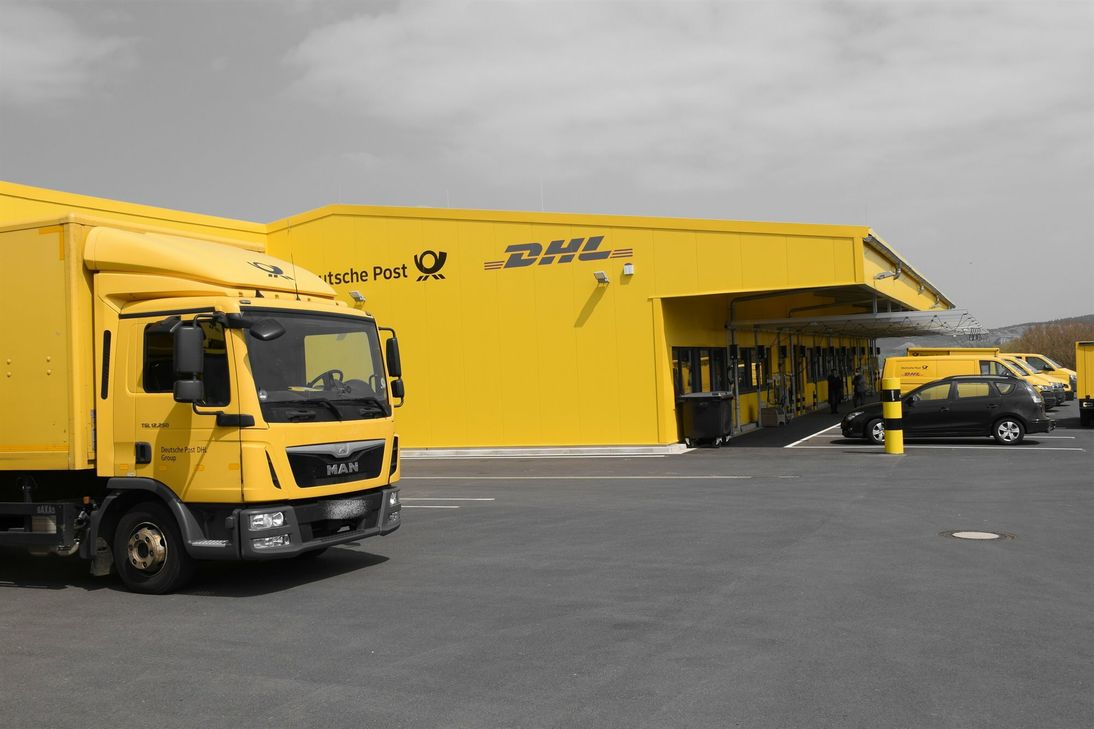 Die Deutsche Post, die Farbe ...