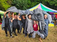 Ein buntes Programm für Jung und Alt bot sich beim Festival "Auf Anfang" in Auen am Wochenende.