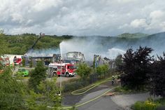 Hoher Schaden entstand heute Morgen beim Brand im Industriegebiet von Kottenheim.