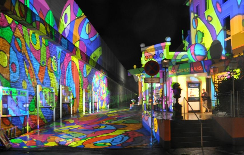 Das Cochemer Apollo-Kino wurde zum Kunstobjekt.