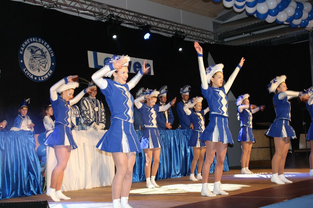 Die Garde des KV Livia Leiwen in Aktion. Foto: Verein