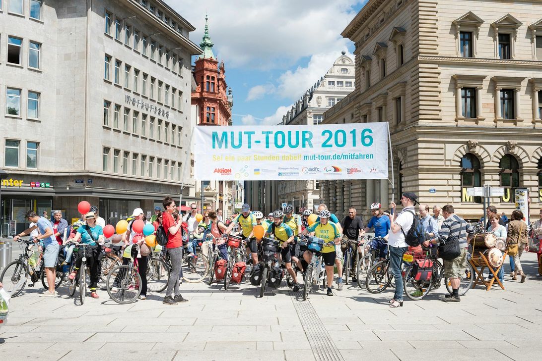 Die "Mut-Tour" möchte einen Beitrag zur Entstigmatisierung der Depression als Erkrankung leisten. Foto: Nils A. Peterson