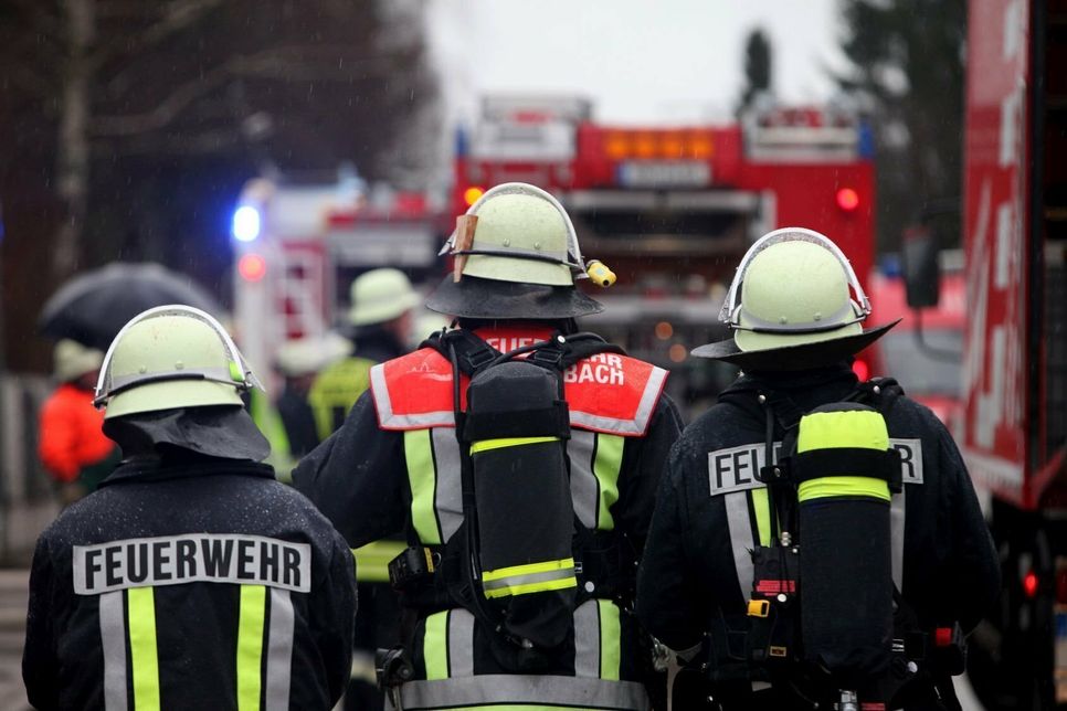 Einsatz für die Freiwilligen Feuerwehren der VG Rhein-Mosel in Lehmen.