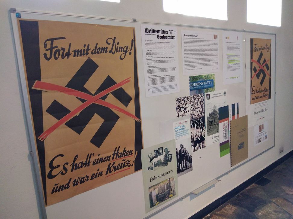 Im Raum des Friedens in der Schmidter Pfarrkirche geht es um die Erinnerungskultur der Eifeler.