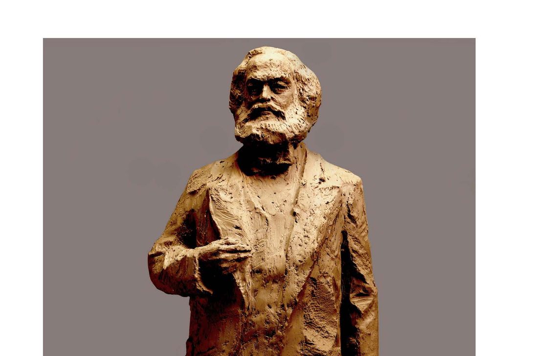 Entwurf der Karl Marx-Statue von Wu Weishan als Tonabguss. Foto: Presseamt Trier