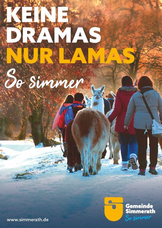 Selbstbewusst die Vorzüge einer Gemeinde herausstellen, die Provinz lebt, aber nicht provinziell denkt, sollen diese Werbeslogans.Grafik: Power & Radach