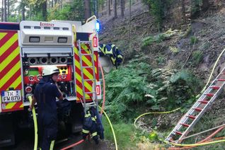 Bereits am Dienstag, 2. Juli, ist es zu einem größeren Brand im Jungenwald im Trierer Stadtteil Ehrang gekommen. Waldbesucher sollten während der anhaltenden Trocken- und Hitzeperiode besonders vorsichtig sein. Foto: Agentur Siko