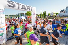 Mehr als 1000 Läuferinnen und Läufer werden zum 8. Bungert Firmenlauf Wittlich, präsentiert vom Wochenspiegel erwartet. Foto: Veranstalter