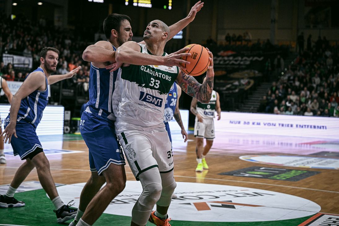 Der ehemalige Nationalspieler und Center bei den Gladiators Trier: Maik Zirbes
