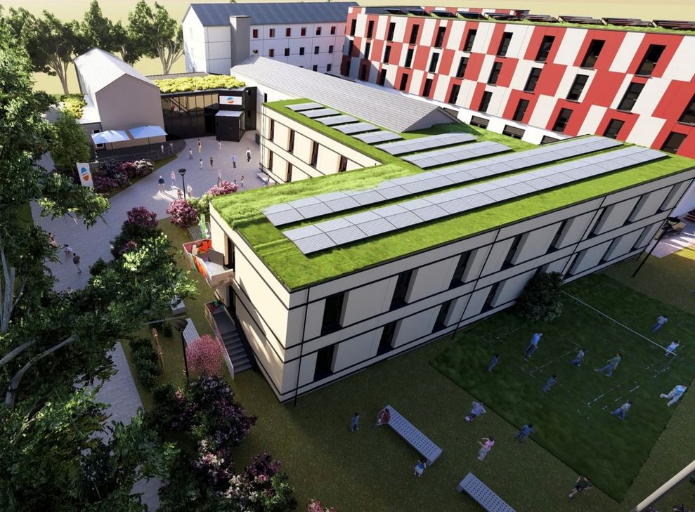 Nach der Erweiterung wird die Römerstadt-Jugendherberge Trier zu den größten Jugendherbergen in Deutschland zählen.