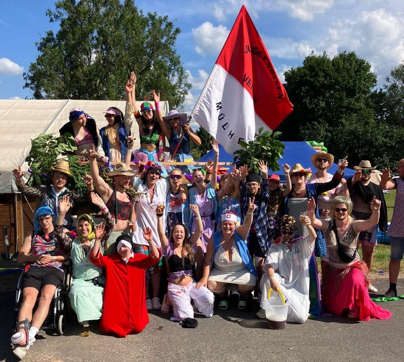 Starke Jugend - der Junggesellenverein Mülheim steht nicht nur den Jungs aus dem Dorf offen, sondern auch den Mädchen.