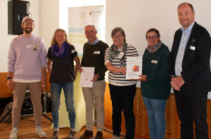 Bei der Auszeichnung.