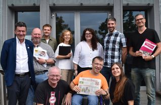 Das "Miteinander" stand bei der Zusammenarbeit des WochenSpiegel und dem inklusiven Medien-Team Tacheles im Vordergrund.