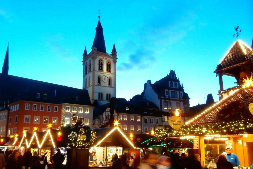 Trierer Weihnachtsmarkt. Foto: Diederich