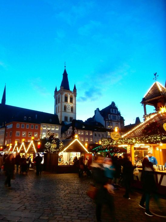 Trierer Weihnachtsmarkt. Foto: Diederich