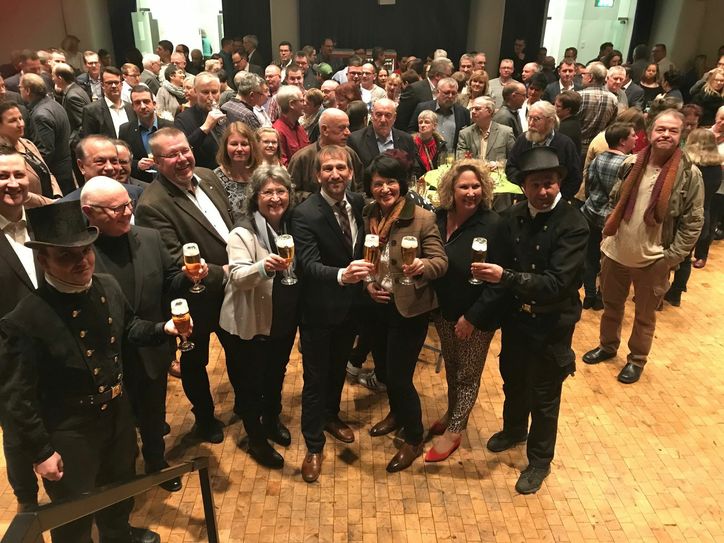 Polit-Prominenz und zahlreiche interessierte Brüger beim Neujahrsempfang in Kirn. Foto: Klaus Desinger