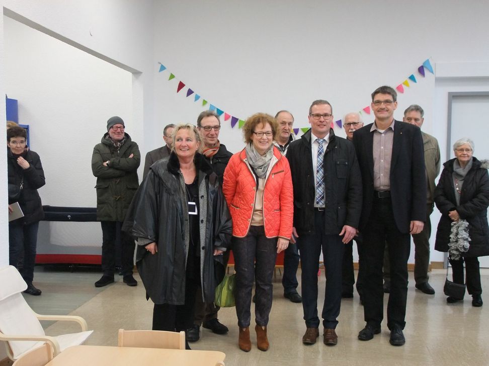 Von links: Integrationsministerin Irene Alt, ADD-Chefin Dagmar Barzen, AfA-Leiter Stefan Ding und Landrat Günther Schartz. Foto: Fischer