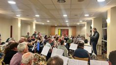 Intensive Probenarbeit bei der Orchesterwerkstatt des Kreismusikverbandes Cochem-Zell in der Moseltal-Jugendherberge Cochem.