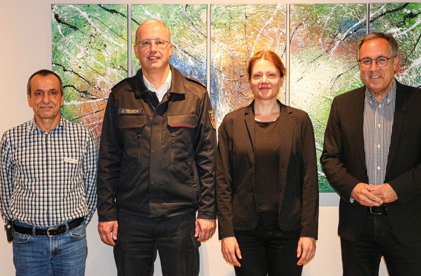 (v.l.): Arnold Schottler, Jörg Teusch, Anja Viethen, Gregor Eibes.
