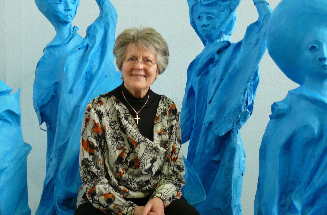 Sr. Dr. Lea Ackermann auf der Creativa 2015.