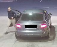 Bild des Tatverdächtigen und des Autos