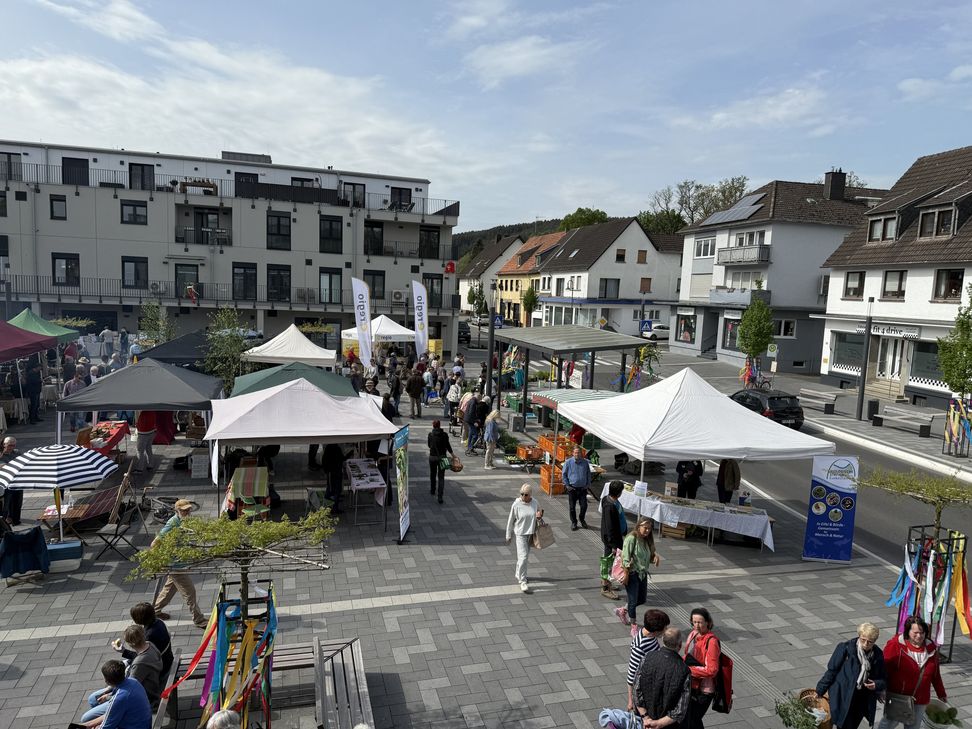Der Vorplatz am Kaller Bahnhof verwandelt sich wieder in eine Pflanzenbörse mit einem attraktiven Programm.