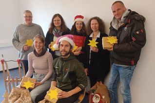 Auch das Caritas-Team in Bopparder ist bei der Wunschbaum- Aktion dabei.
