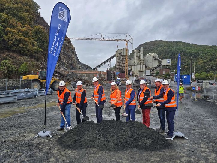 NHB investiert über 25 Millionen Euro in Kirn: Spatenstich für neue Aufbereitungsanlage am Hellberg.