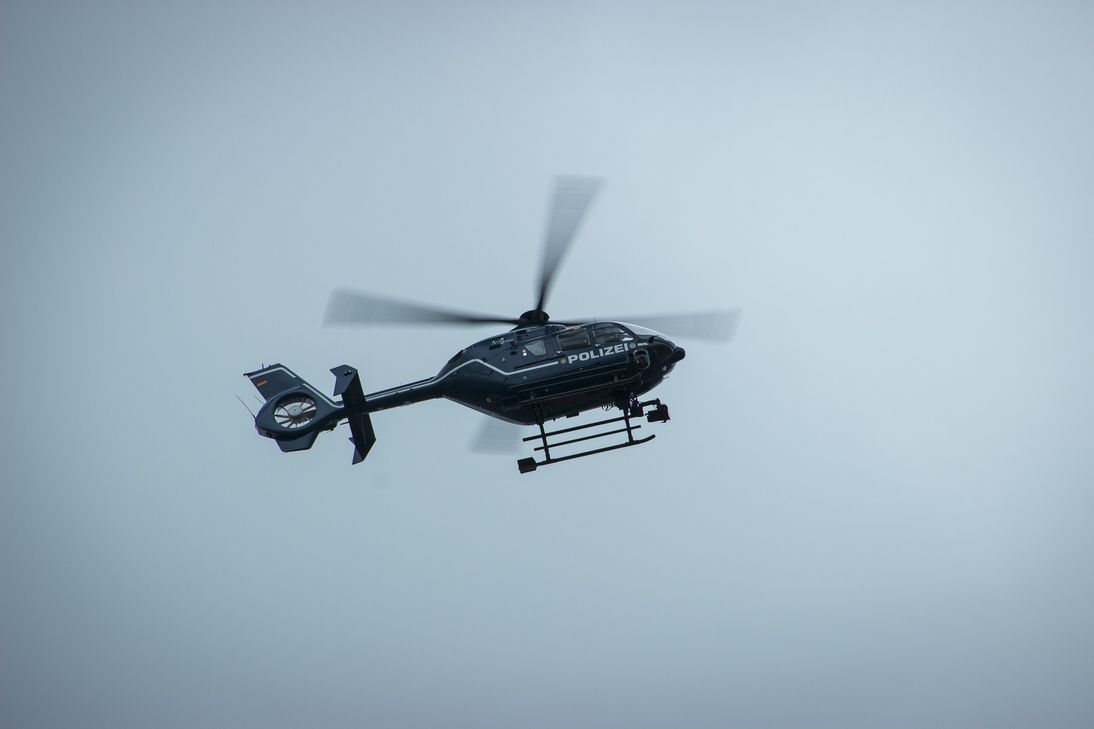 Symbolfoto eines Polizeihubschraubers