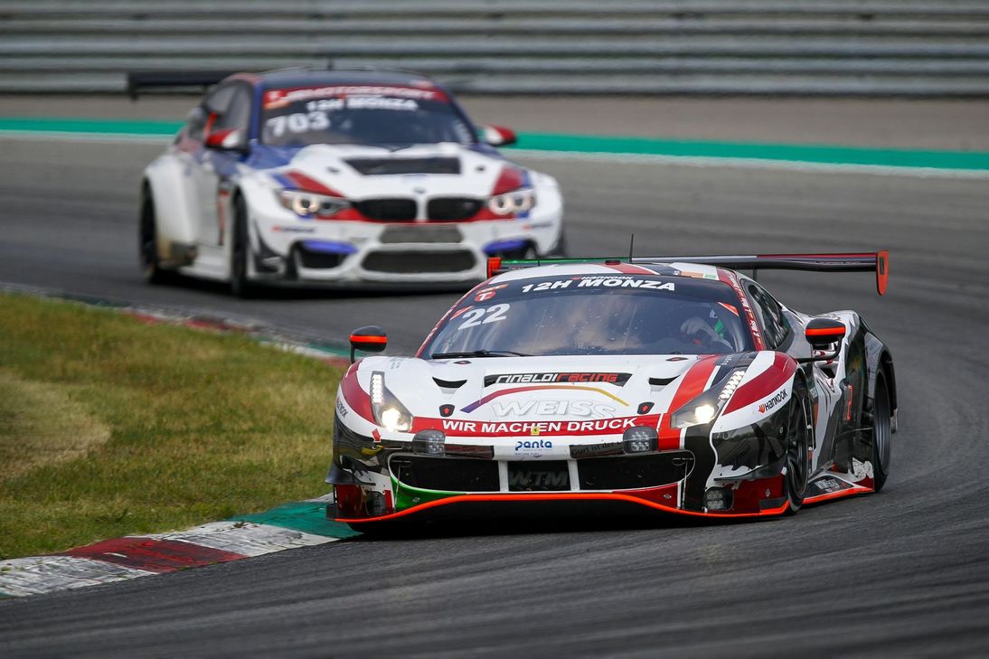 Der Wochenspiegel-Ferrari bestritt sein erstes Saison-Rennen in Monza. Foto: WTM Racing