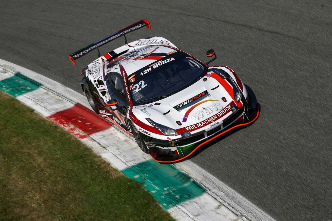 Der Wochenspiegel-Ferrari bestritt sein erstes Saison-Rennen in Monza. Foto: WTM Racing