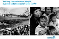 Begonnen hatte alles mit der Rettung der vietnamesischen "Boat People" vor 45 Jahren.