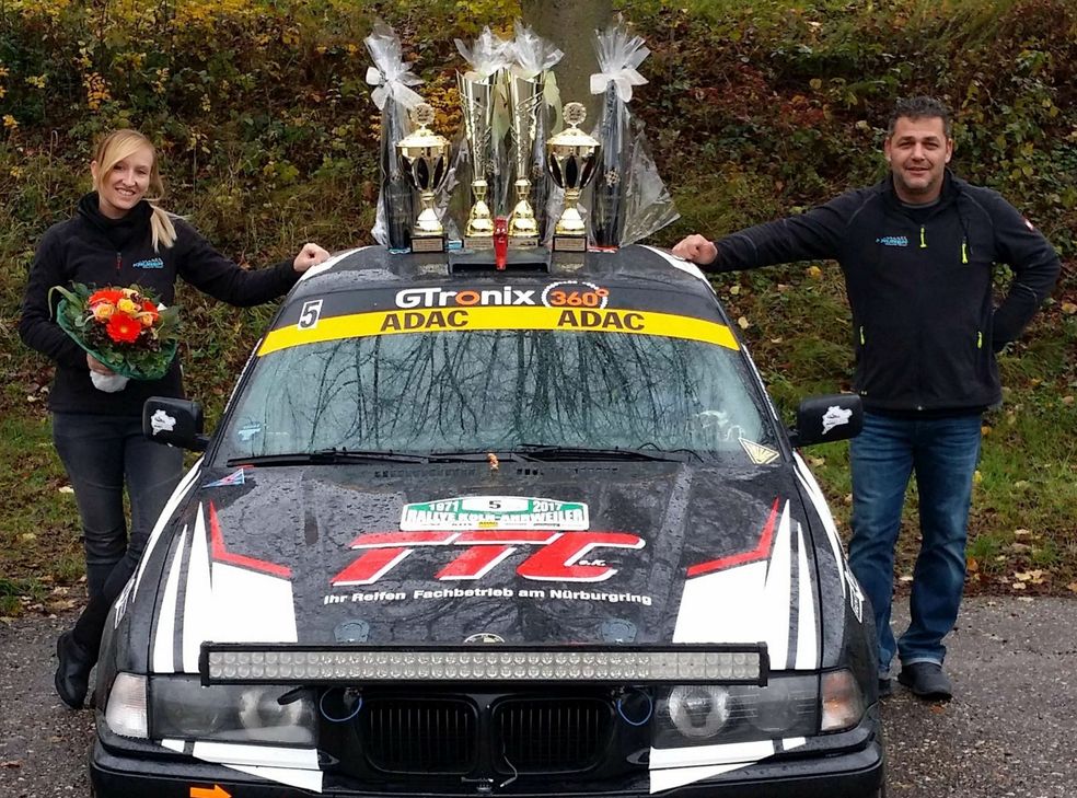 Dirk Krüger und Daniela Raab nach der Siegerehrung. Foto: MSC