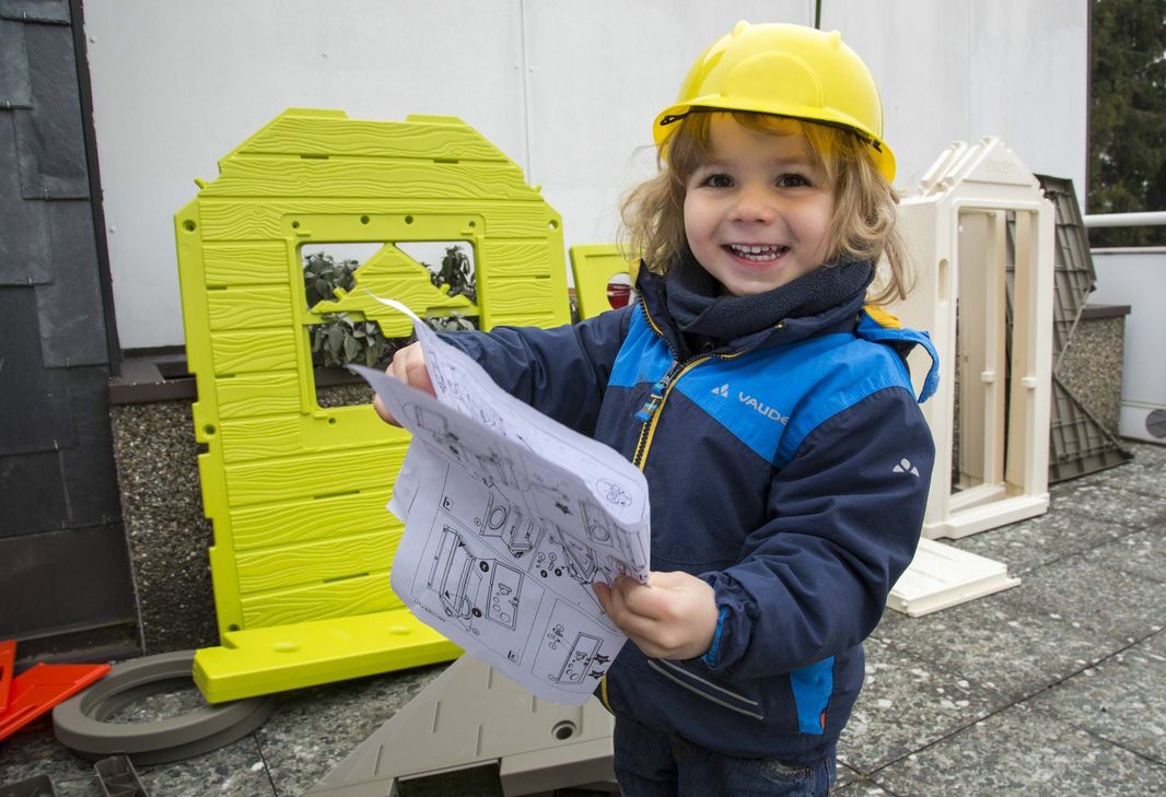 Auch kleine Bauherren brauchen einen fundierten Plan, um ihre großen Wohnträume Wirklichkeit werden zu lassen. Foto: Imago/Jochen Tack