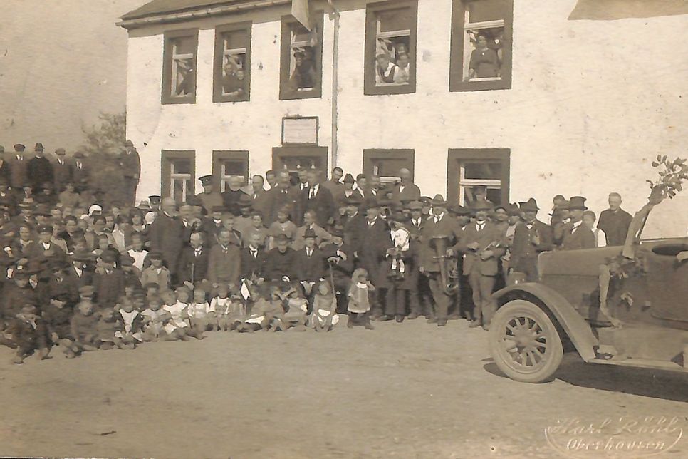 Feierlichkeiten in Losheim am 01. Oktober 1921		Quelle: Kreisarchiv Euskirchen