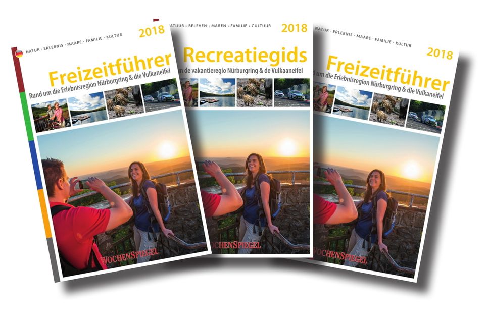 Die Macher des Freizeitführers 2020 für die Erlebnisregion Nationalpark Eifel sind stolz auf einen spannenden Ratgeber für Einheimische und Touristen. Foto: T. Förster