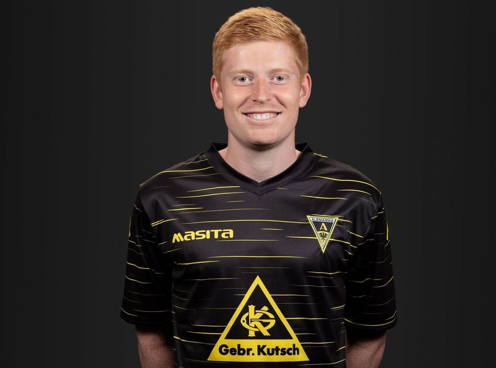 Robin Garnier im Dress von Alemannia Aachen. Foto: Privat