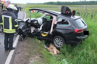 Ein schwerer Verkehrsunfall ereignete sich am Dienstagmorgen gegen 8 Uhr auf der Kreisstraße 47 zwischen Wallhausen und Windesheim.