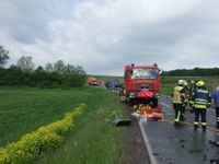 Ein schwerer Verkehrsunfall ereignete sich am Dienstagmorgen gegen 8 Uhr auf der Kreisstraße 47 zwischen Wallhausen und Windesheim.