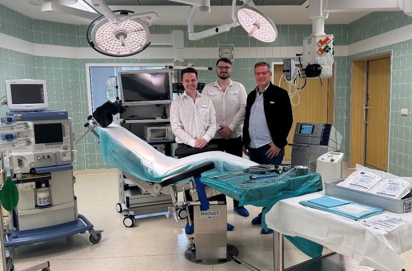 Von links: Dr. Tim Ritscher, Dr. Mihai Paul Neculaita und Dr. Martin Tries.