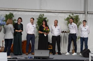 Die Führung von »myrenne« beim Festakt zum 50. Geburtstag.
